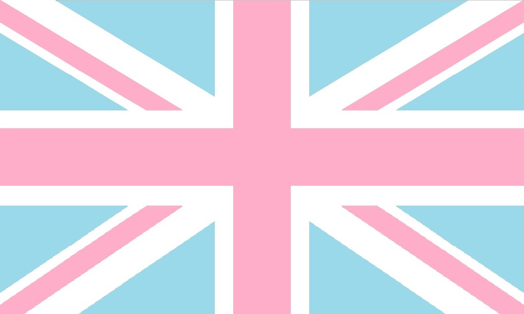 Pink Union Jack Flag